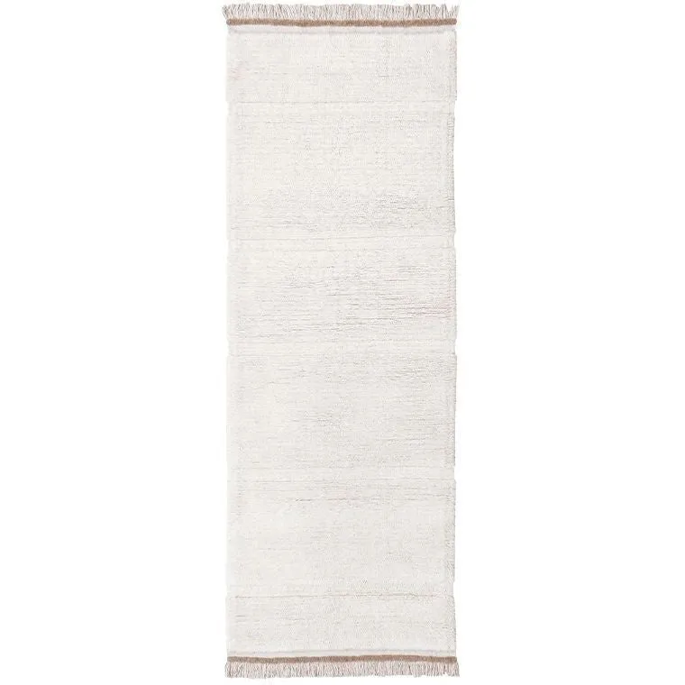 Lorena Canals Woolable Runner Rug Steppe | Sheep White