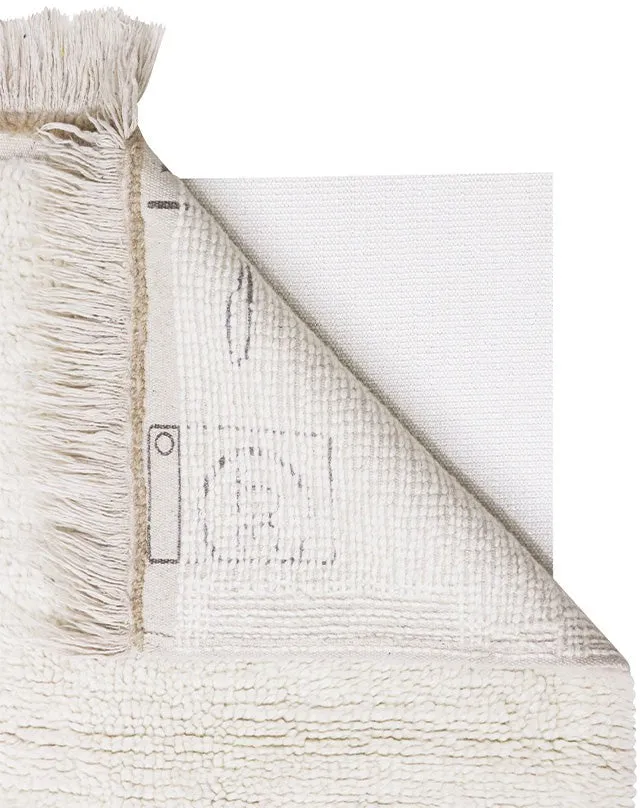 Lorena Canals Woolable Runner Rug Steppe | Sheep White
