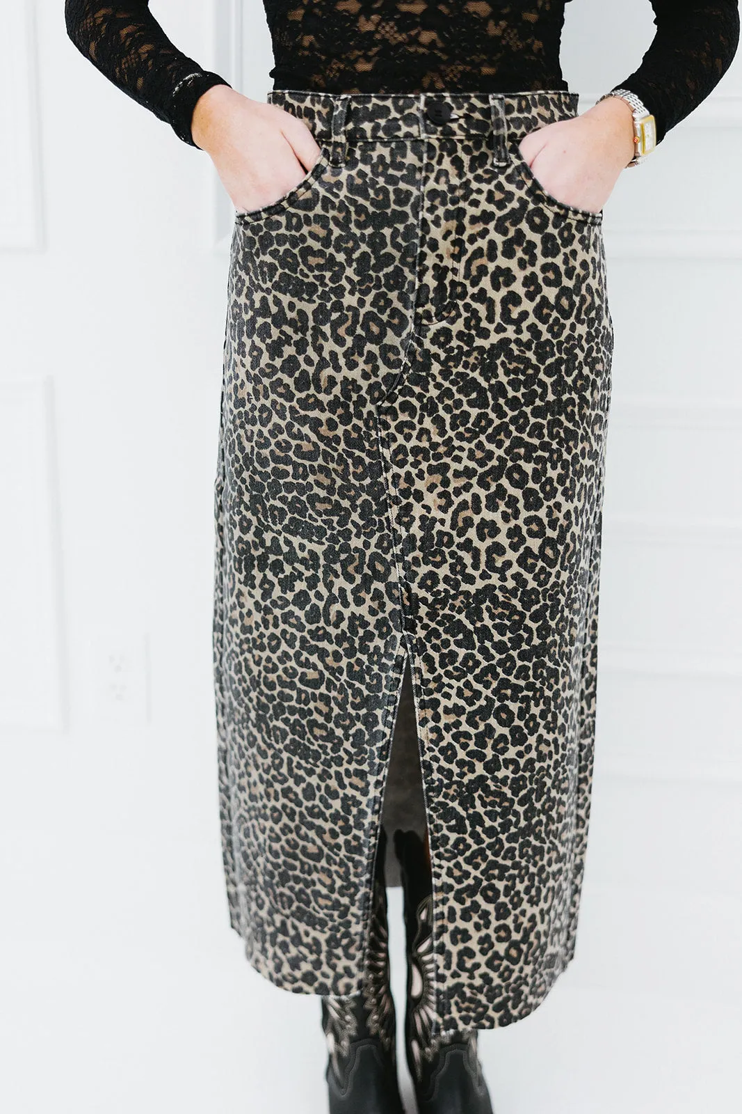 Marjorie Maxi Skirt - Leopard
