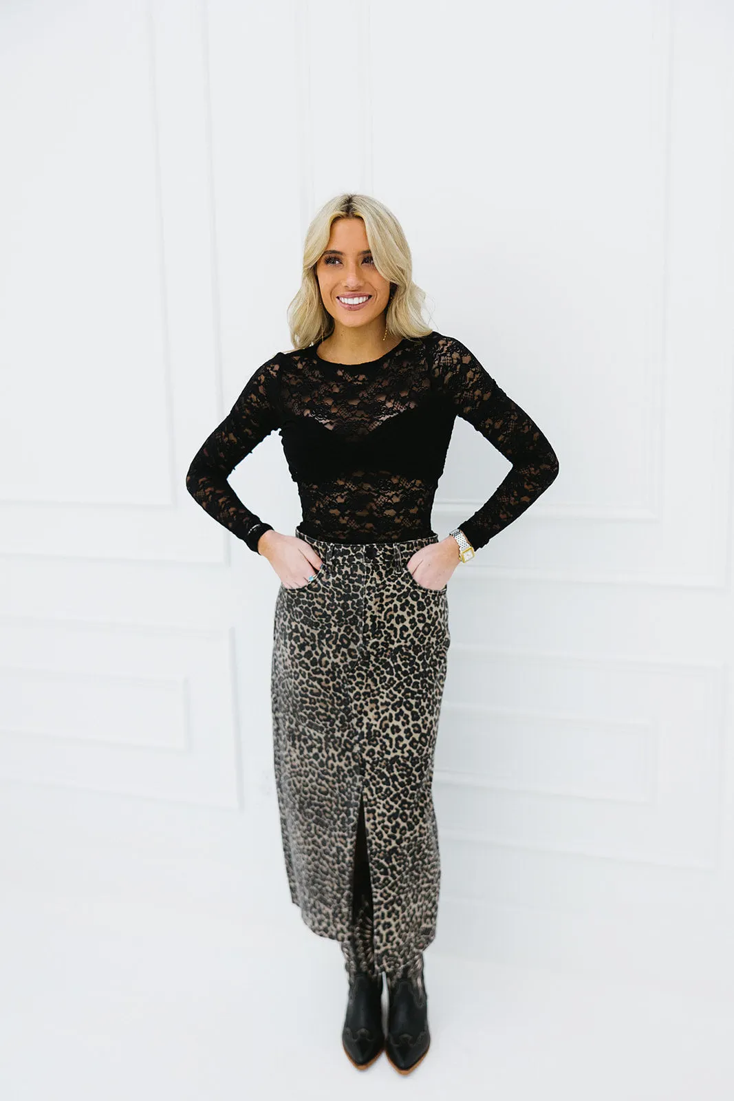 Marjorie Maxi Skirt - Leopard