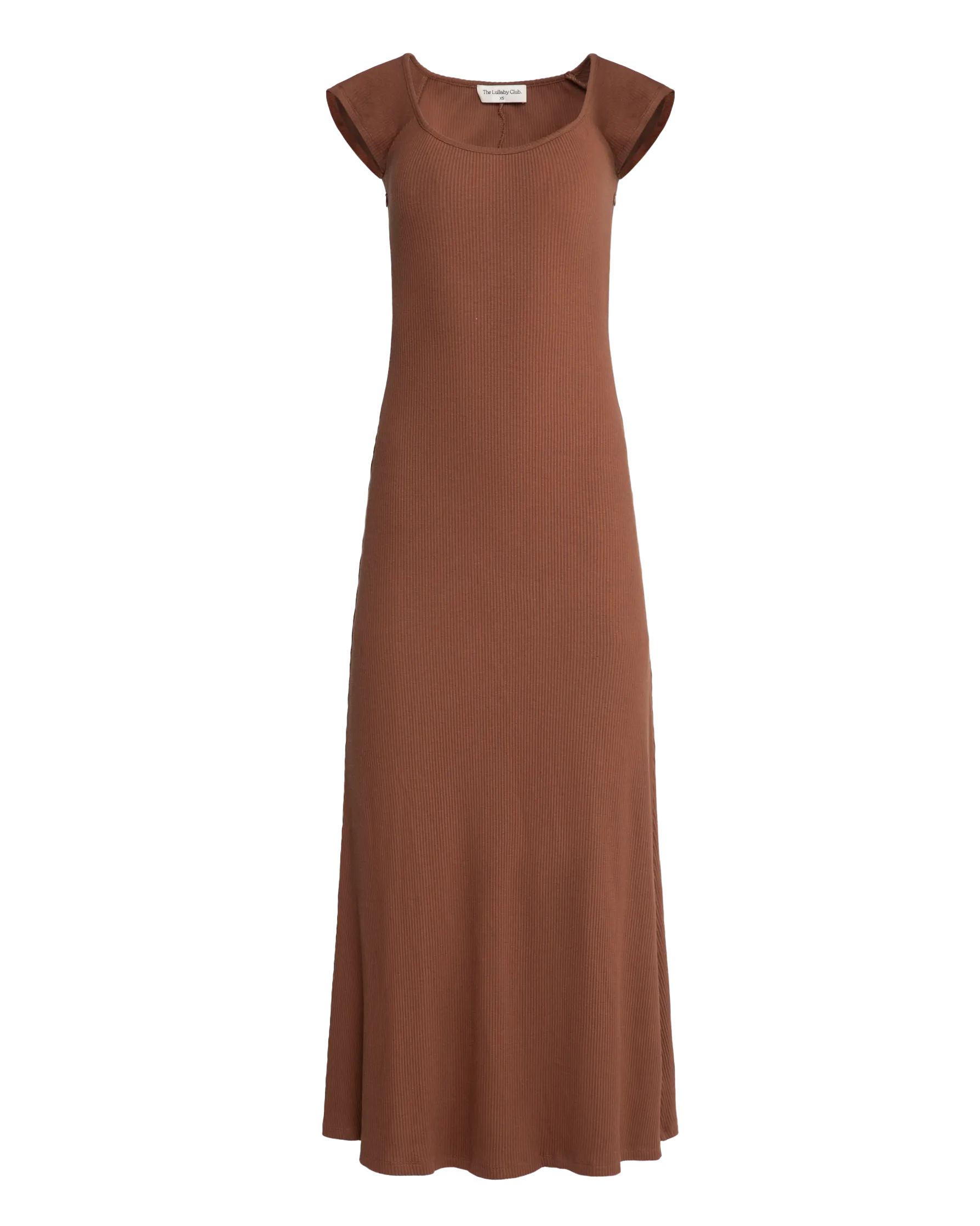 Marley Ribbed Maxi Dress | Brown