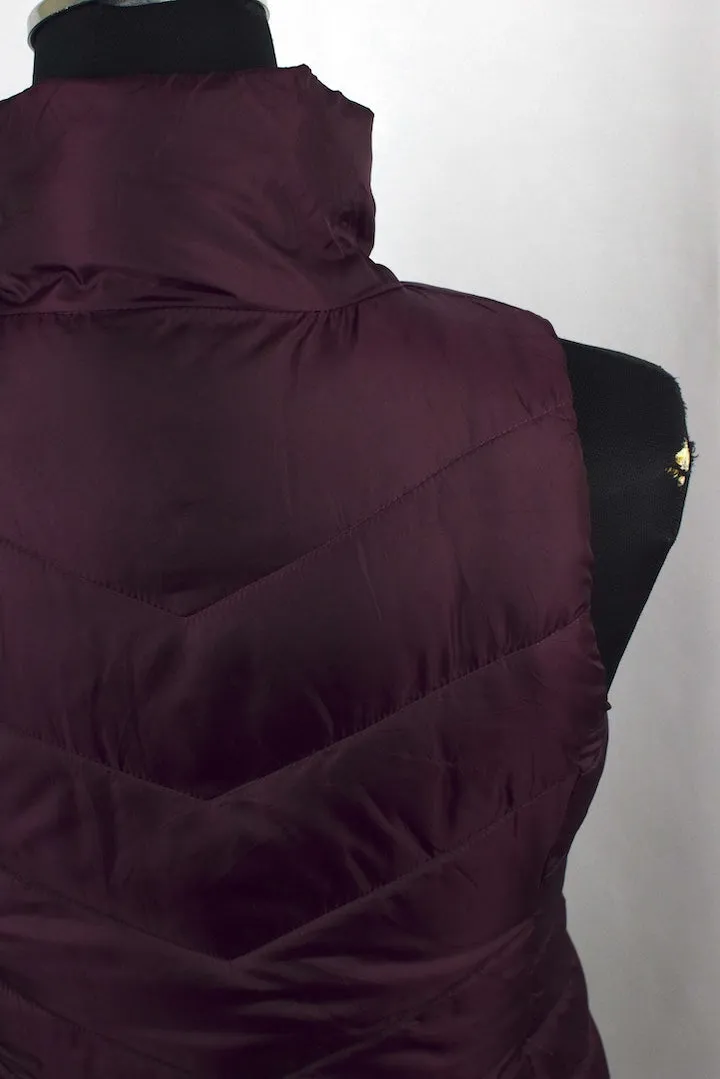 Maroon Puffer Vest