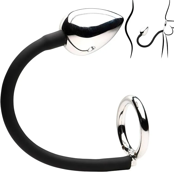 Master Series Tug Plug Aluminum Cock and Ball Ring