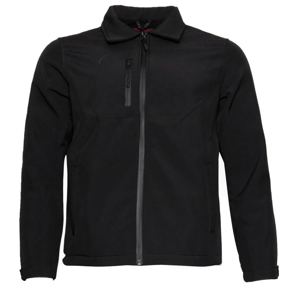 Men's Jacket Fleece Lined Full Zipper Water Resistant Polyester Jerry Top