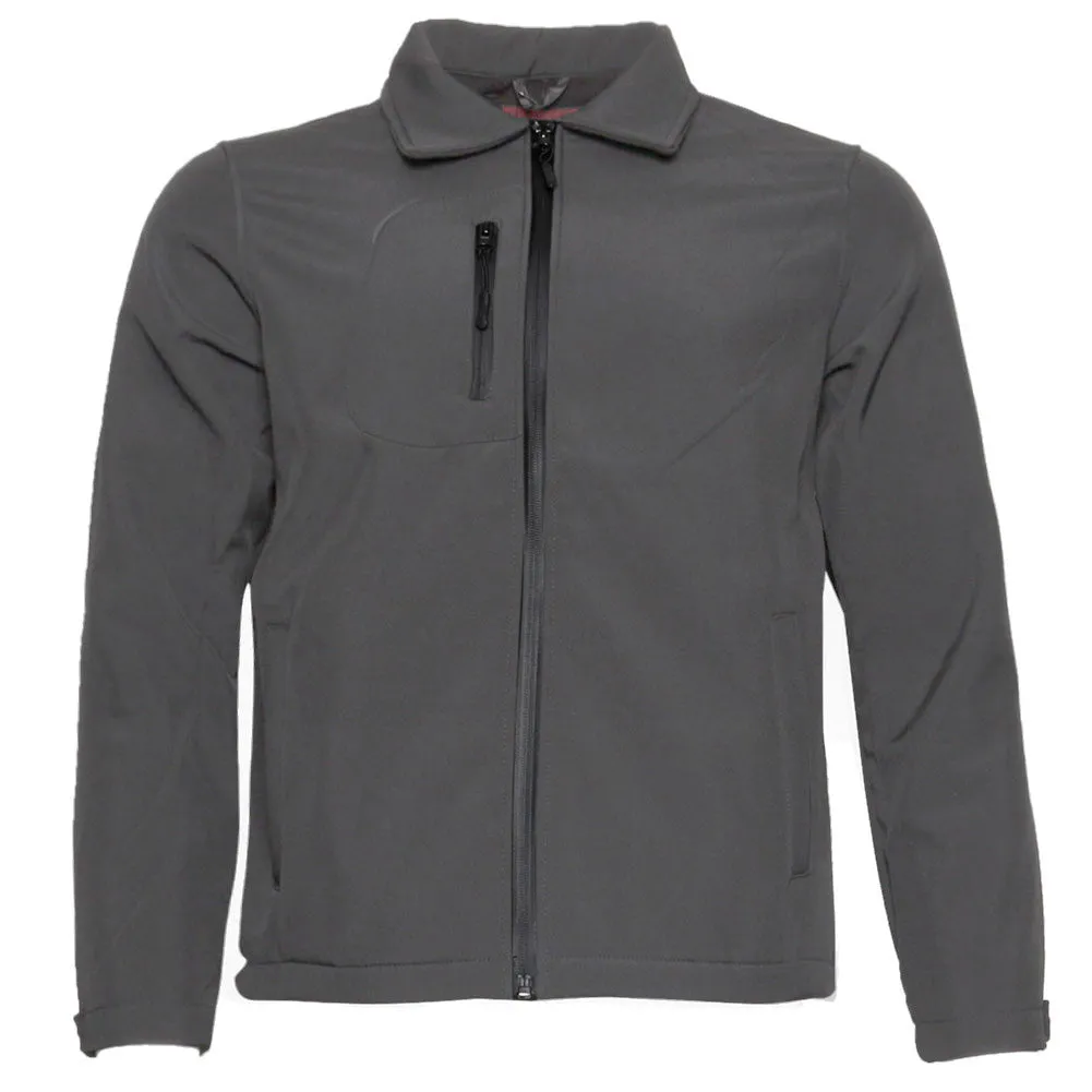 Men's Jacket Fleece Lined Full Zipper Water Resistant Polyester Jerry Top