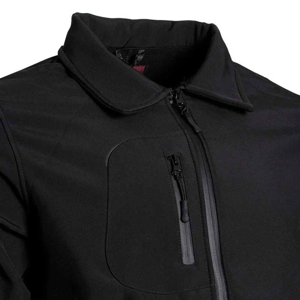 Men's Jacket Fleece Lined Full Zipper Water Resistant Polyester Jerry Top