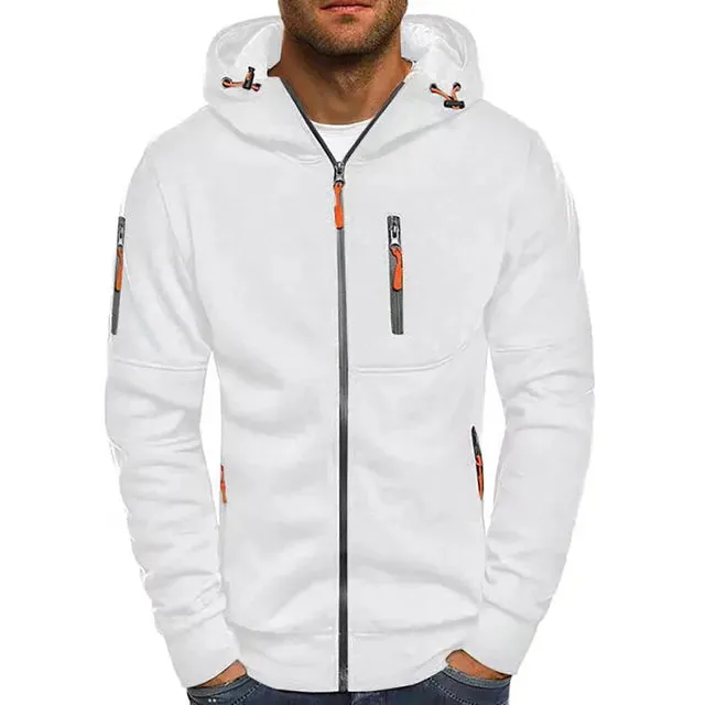 Men's Stylish Tech Fleece Jacket - Ultimate Comfort and Modern Design for Cool Weather