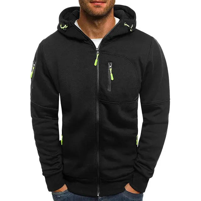 Men's Stylish Tech Fleece Jacket - Ultimate Comfort and Modern Design for Cool Weather