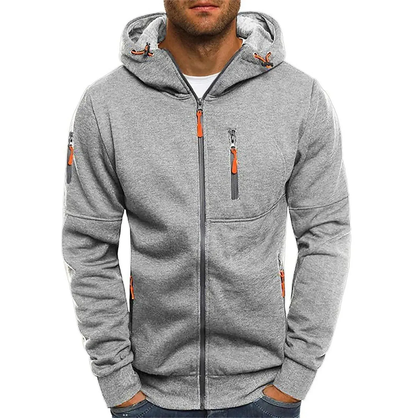 Men's Stylish Tech Fleece Jacket - Ultimate Comfort and Modern Design for Cool Weather