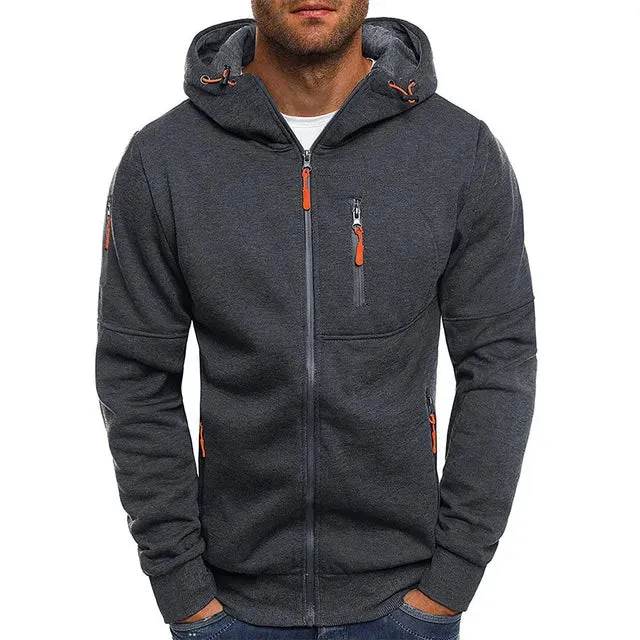 Men's Stylish Tech Fleece Jacket - Ultimate Comfort and Modern Design for Cool Weather