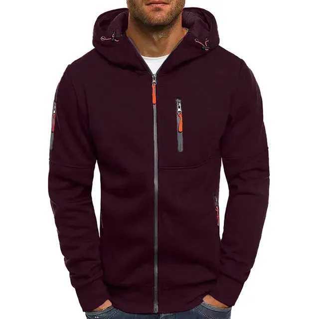Men's Stylish Tech Fleece Jacket - Ultimate Comfort and Modern Design for Cool Weather