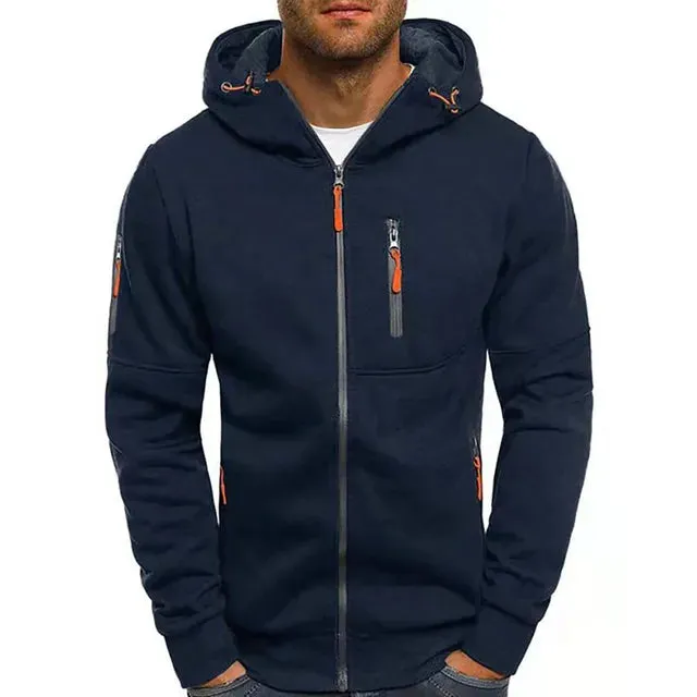 Men's Stylish Tech Fleece Jacket - Ultimate Comfort and Modern Design for Cool Weather