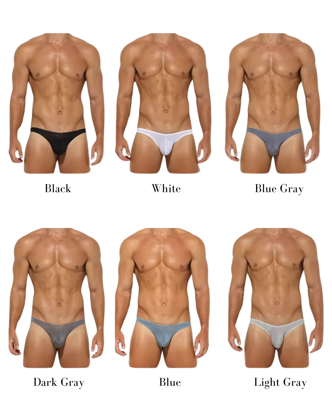 MEN’S ULTRA-THIN ICE SILk THONG BRIEFS