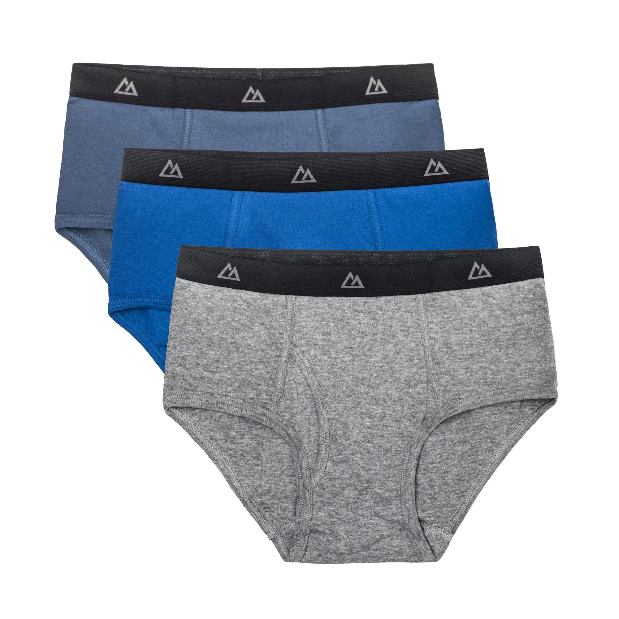 Mountain Ridge underwear for men, 3-pack of cotton briefs.