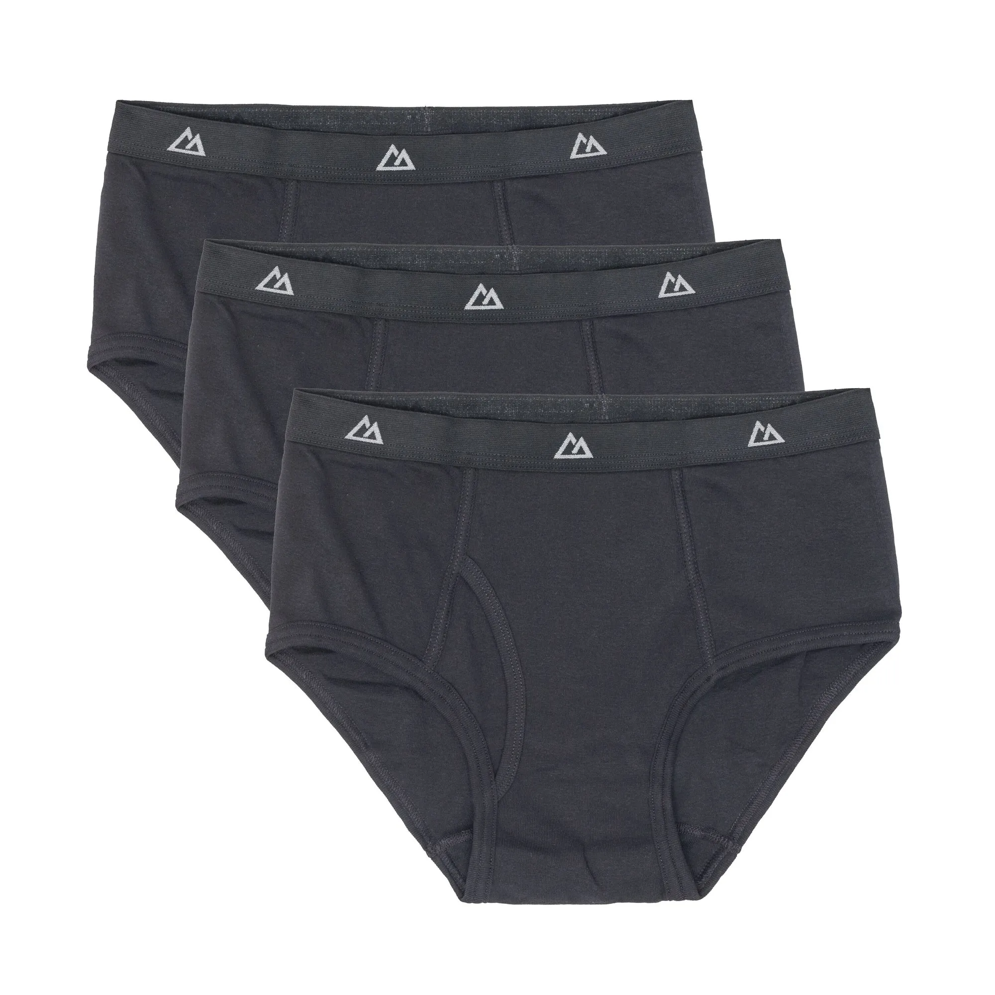 Mountain Ridge underwear for men, 3-pack of cotton briefs.