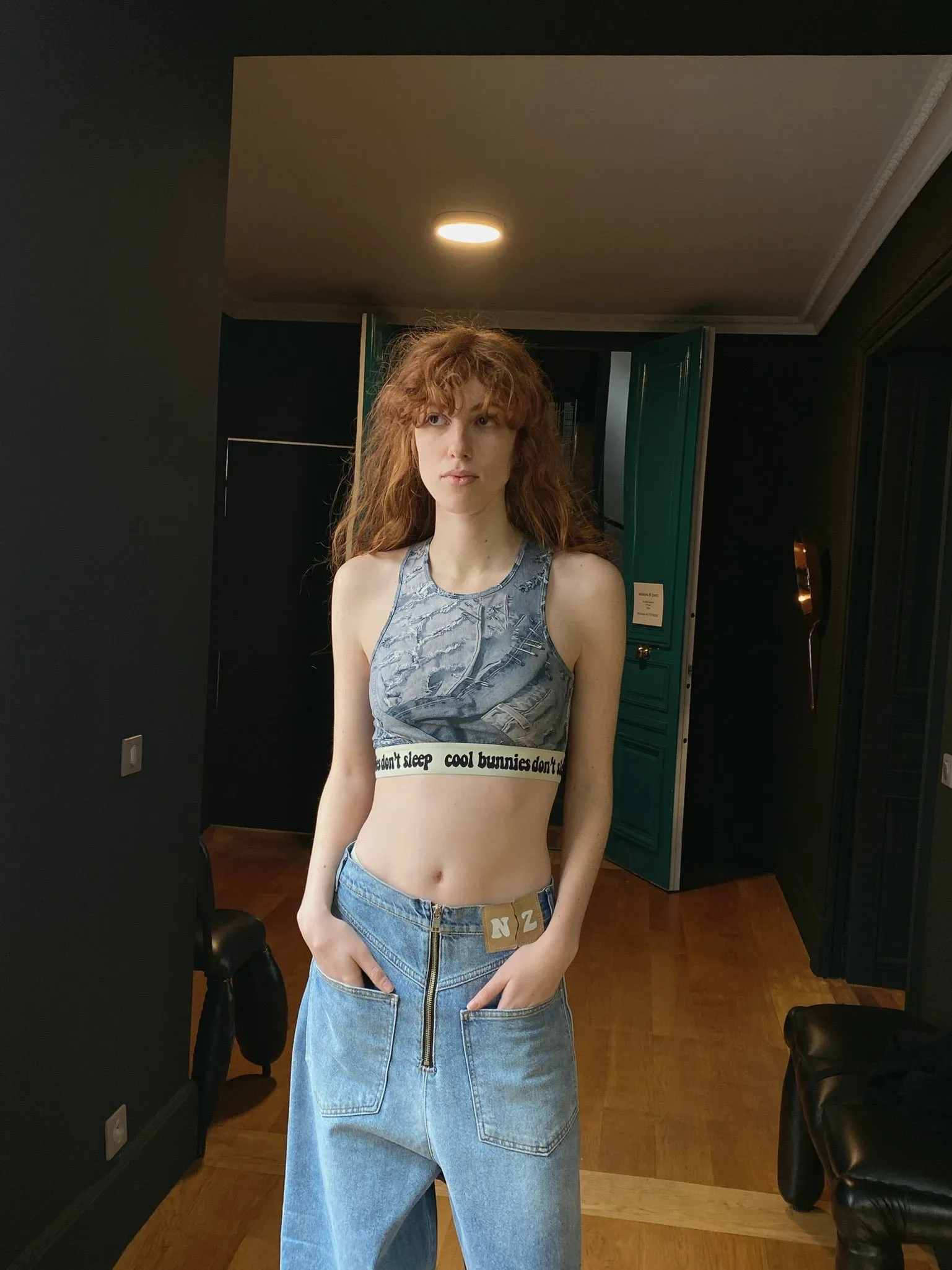NATASHA ZINKO SET CROPPED TOP AND UNDERWEAR