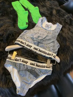 NATASHA ZINKO SET CROPPED TOP AND UNDERWEAR
