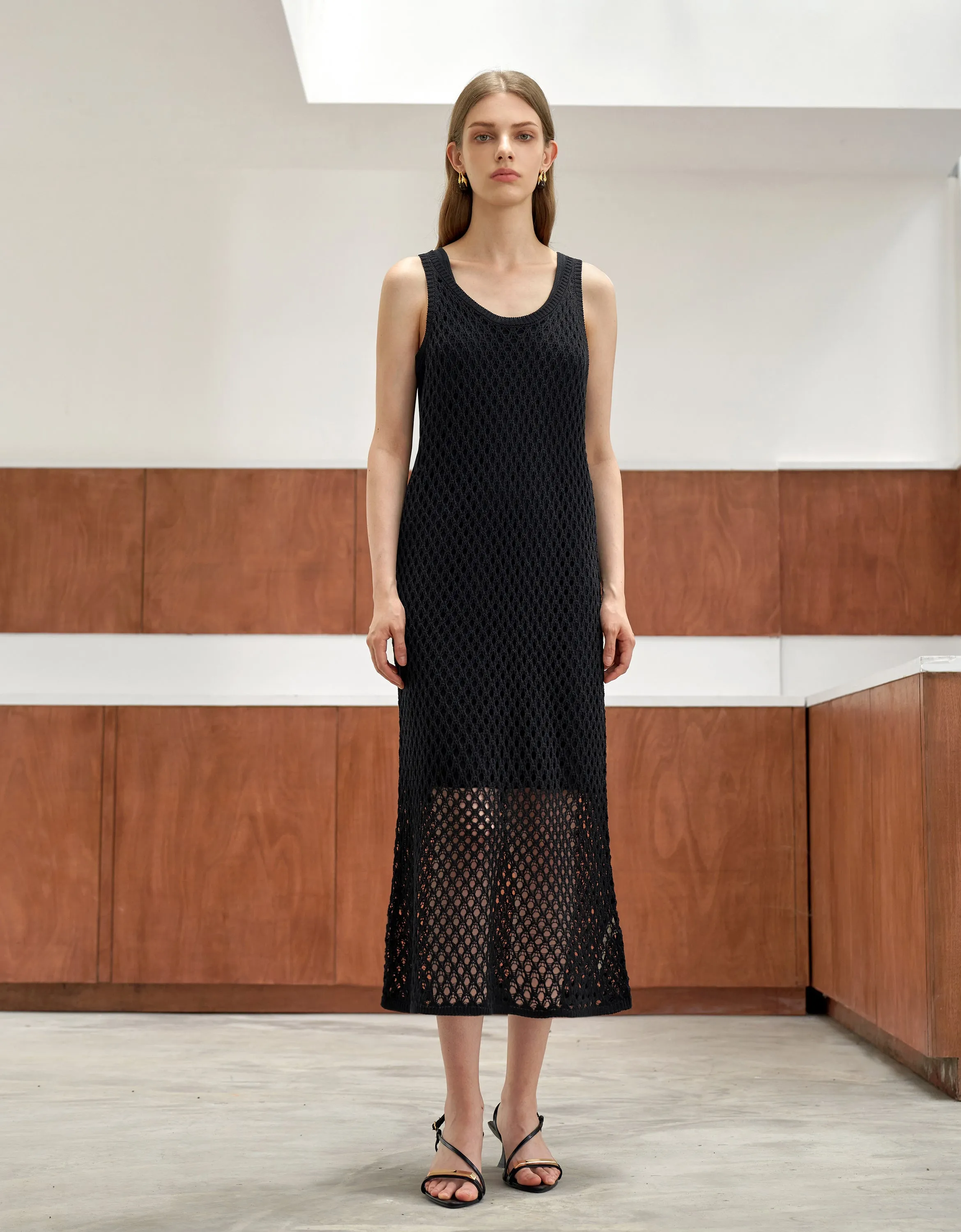 Net Knit Dress
