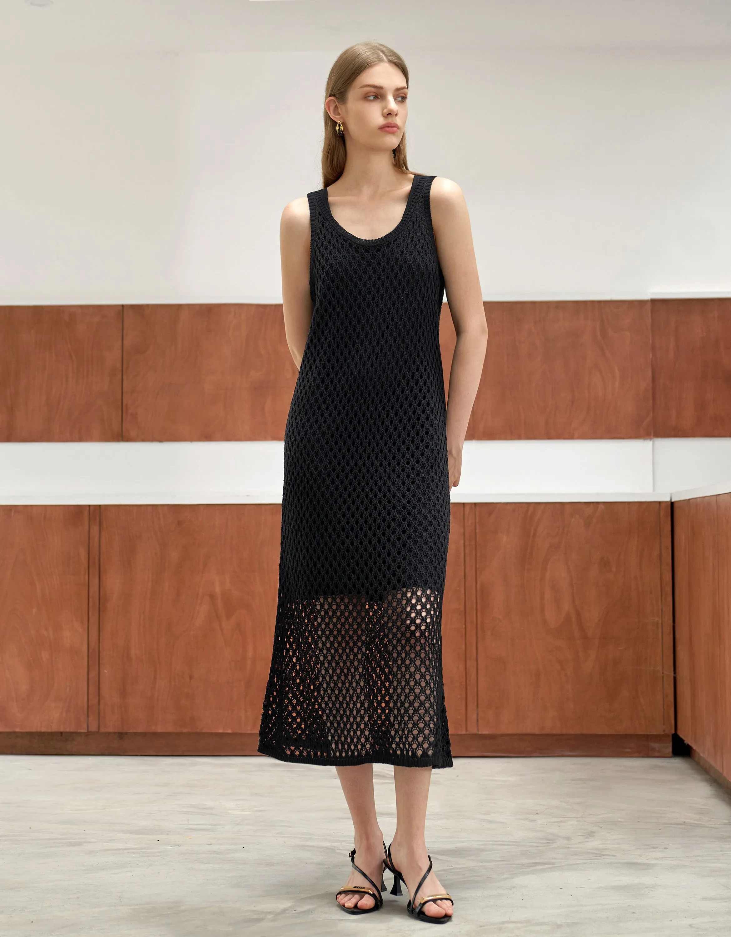 Net Knit Dress