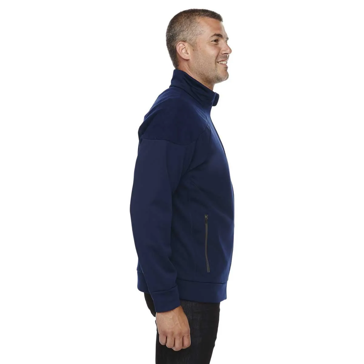 North End Men's Night Evoke Bonded Fleece Jacket