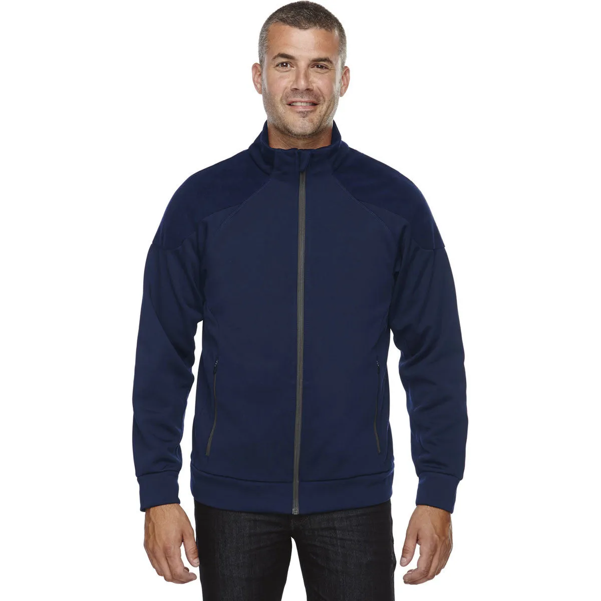 North End Men's Night Evoke Bonded Fleece Jacket