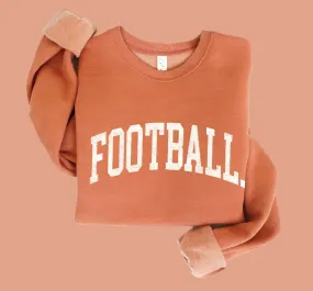 OAT COLLECTIVE - FOOTBALL Graphic Sweatshirt: AUTUMN LEAF  Large - Clearance