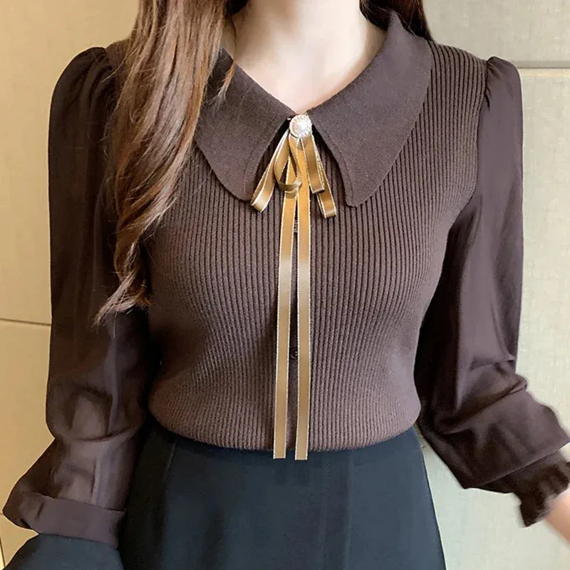 Olivia Elegante Pullover | Eleganter Damenpullover mit Kragen