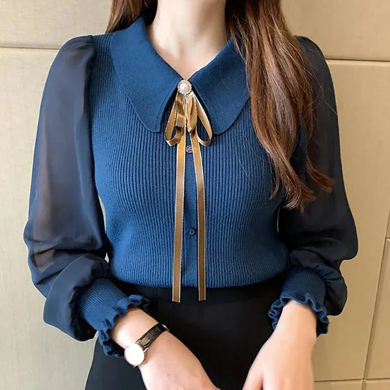 Olivia Elegante Pullover | Eleganter Damenpullover mit Kragen