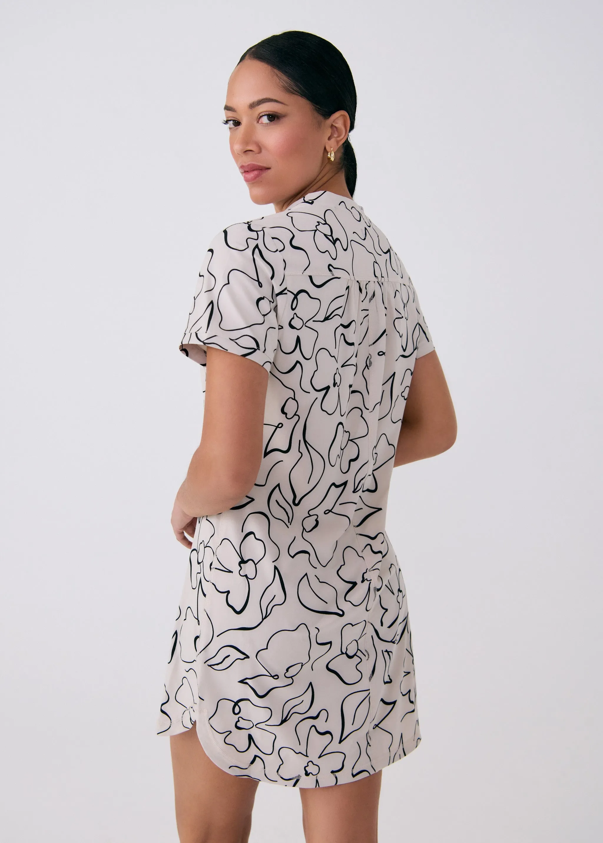 Olivie V Neck Dress