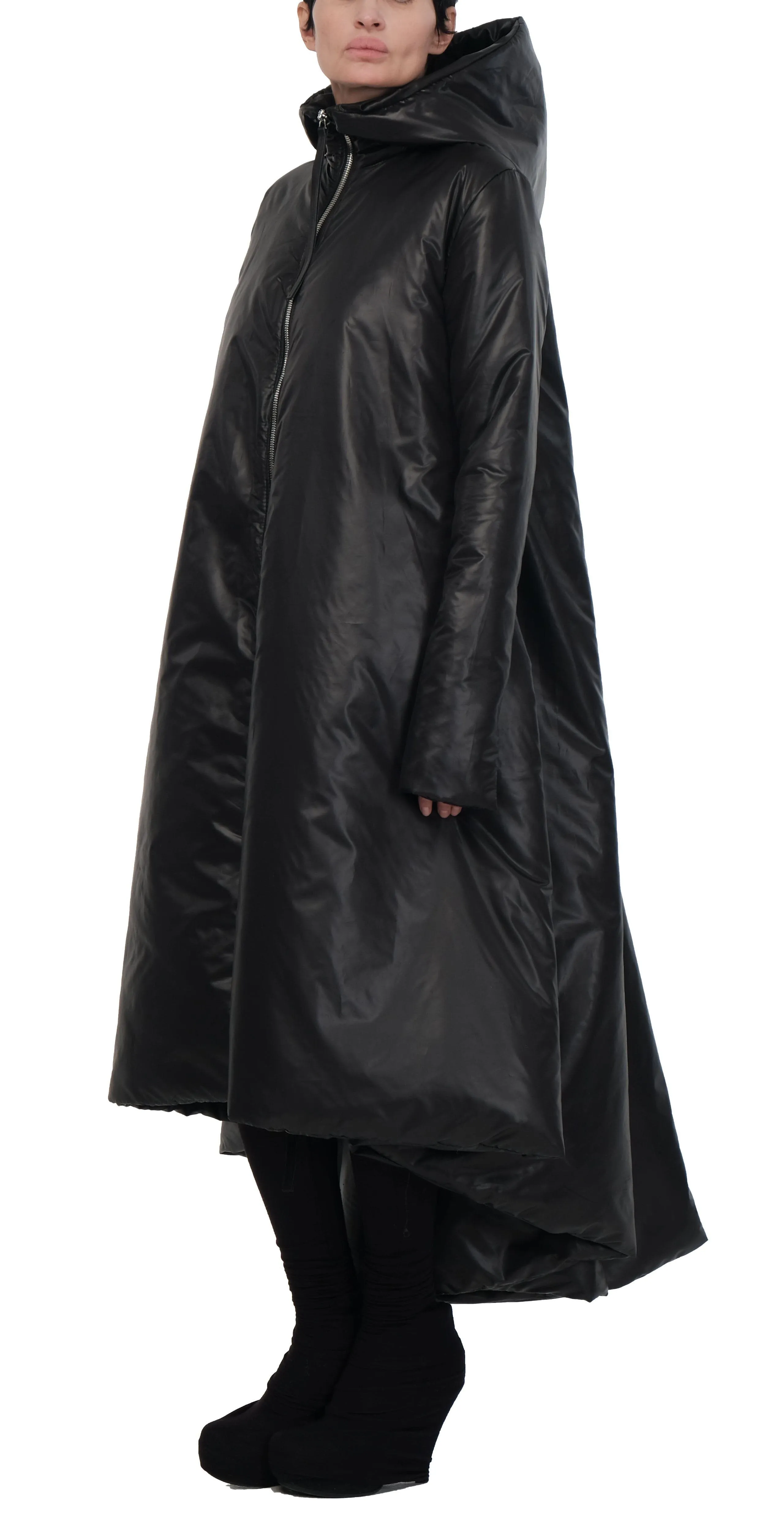 Padded Puffer Jacket with Hood