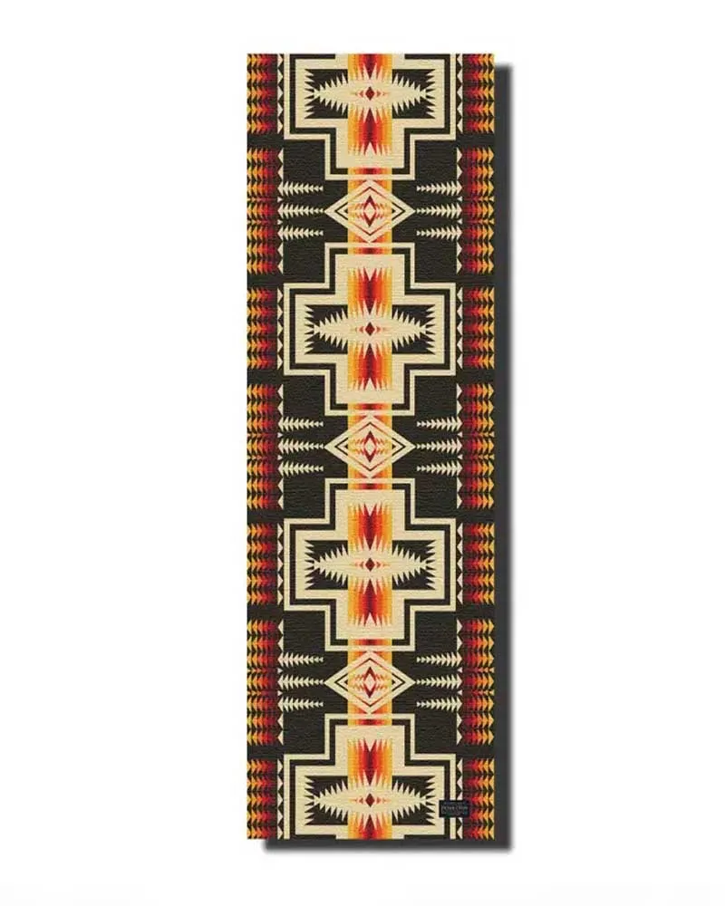 Pendleton X Harding Black Yoga Mat