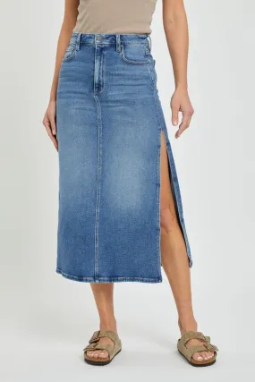 Peyton Midi Skirt W/ Side Slit