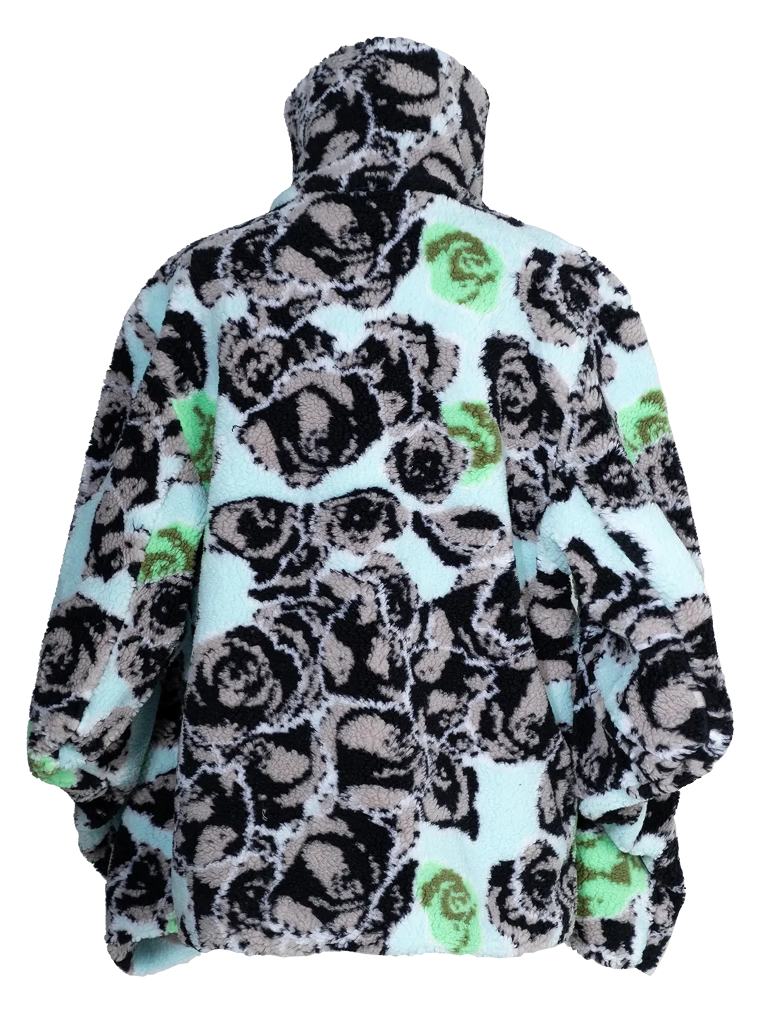 Pixel Roses Fleece Jacket