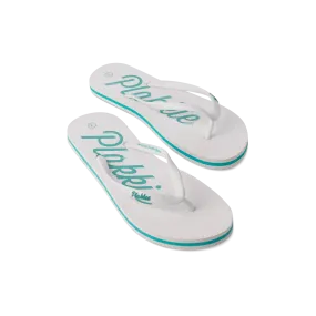 Plakkie Port Saint Johns (White and Mint)