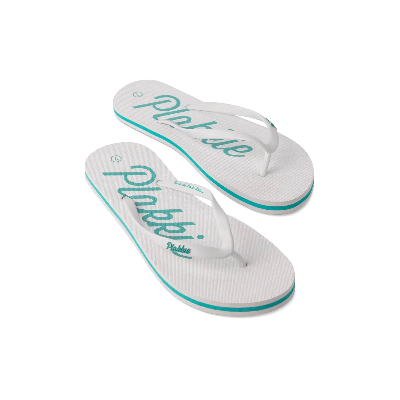 Plakkie Port Saint Johns (White and Mint)