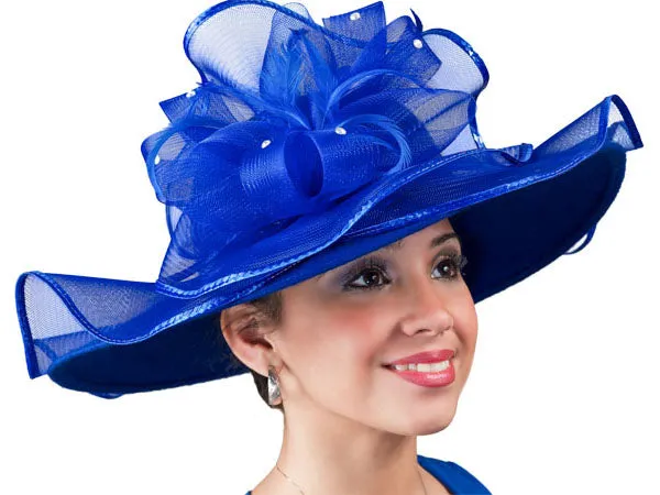 Posy Wool Felt Ladies Dress Hat