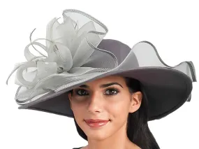 Posy Wool Felt Ladies Dress Hat
