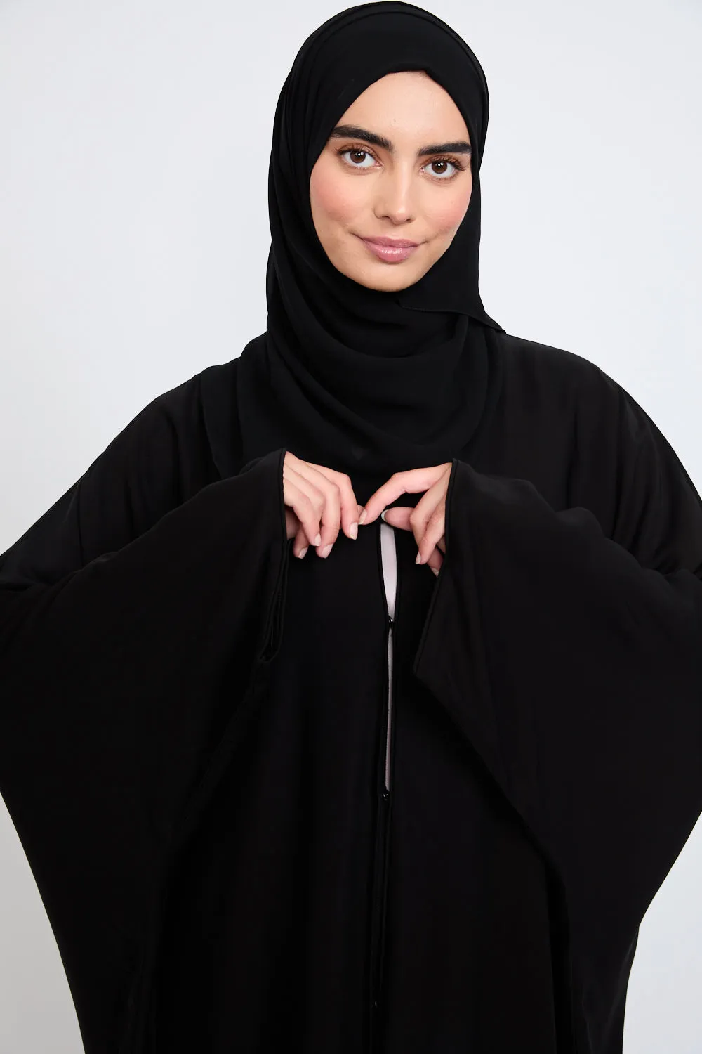 Premium Open Farasha - Black