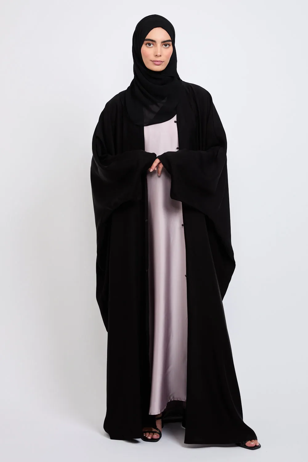 Premium Open Farasha - Black