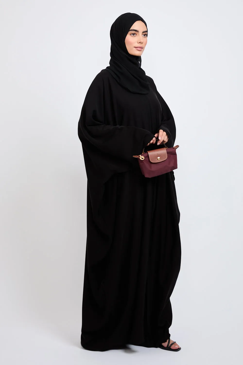 Premium Open Farasha - Black
