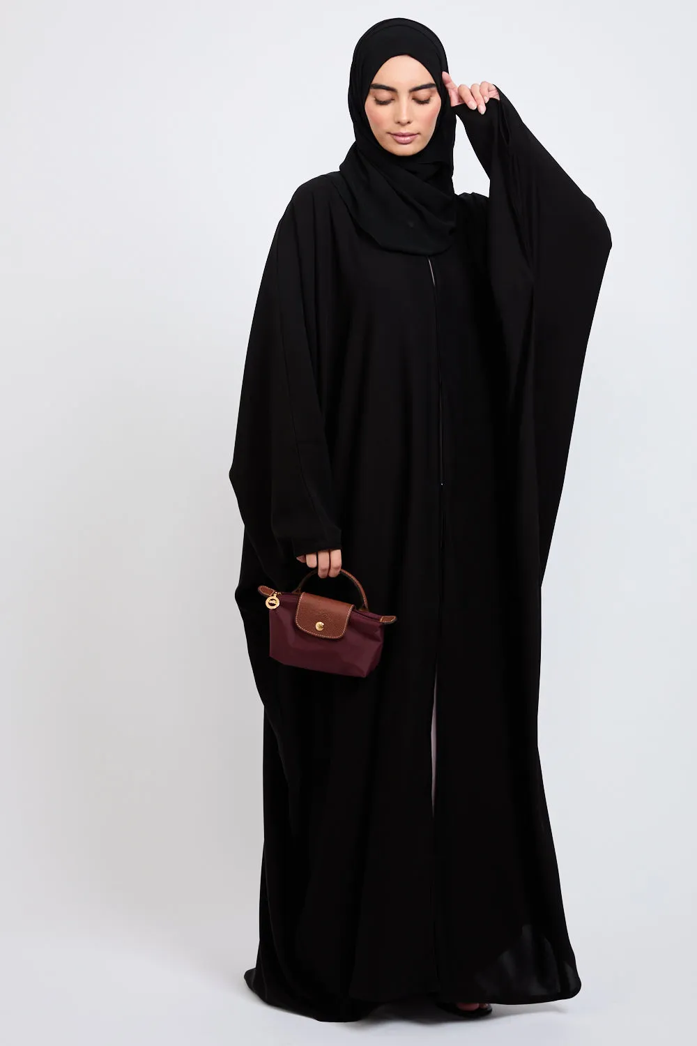 Premium Open Farasha - Black