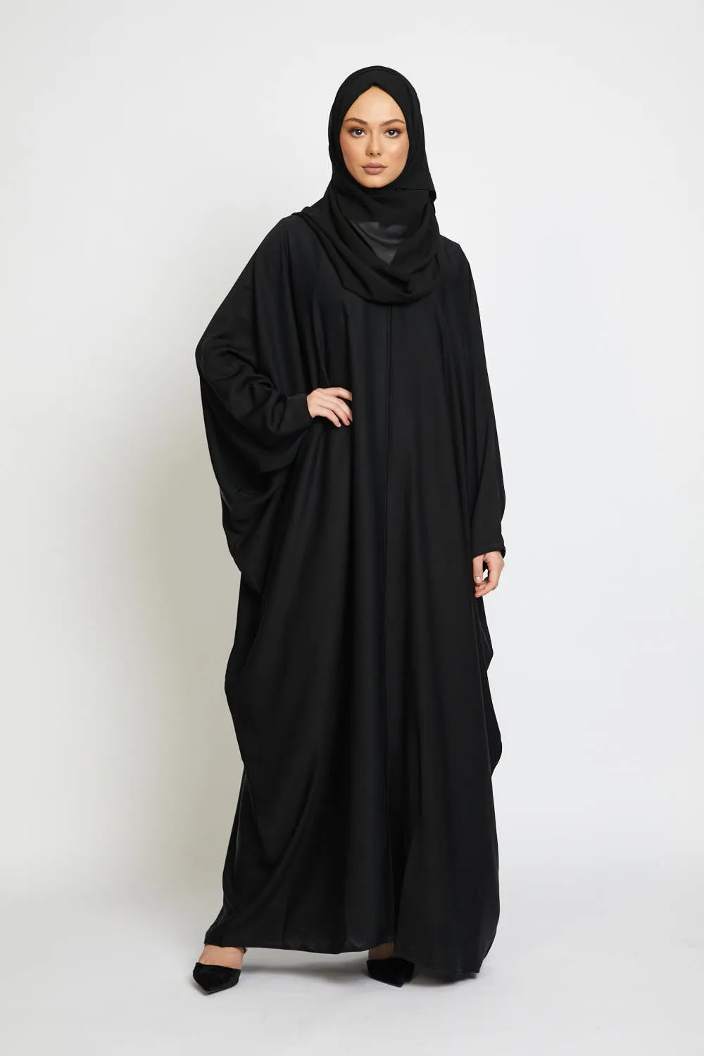 Premium Open Farasha - Black
