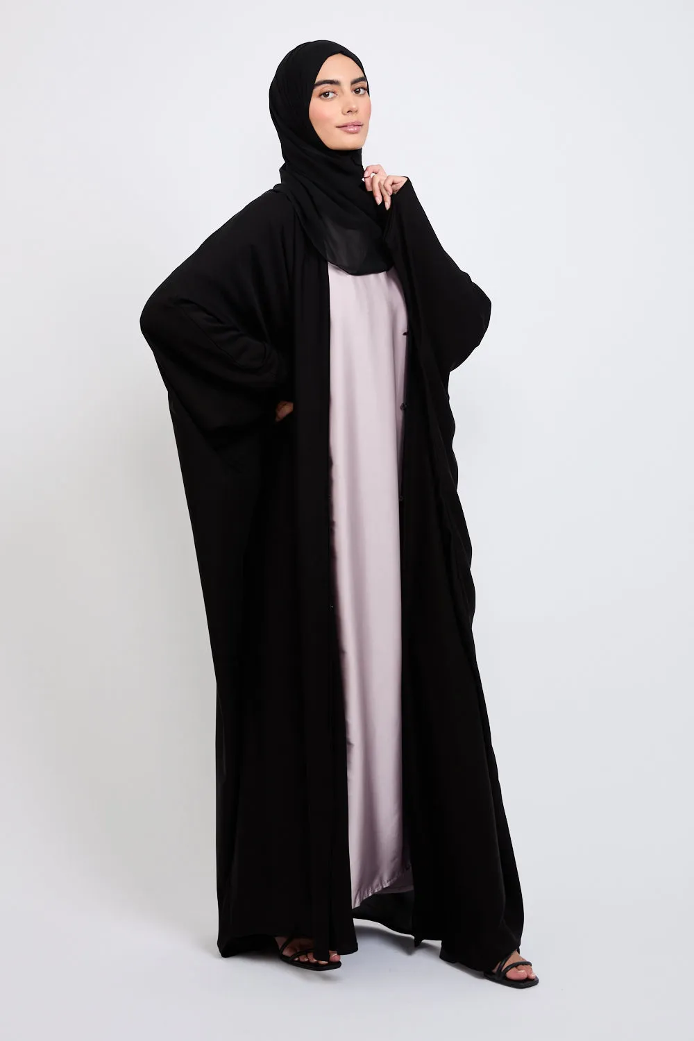 Premium Open Farasha - Black