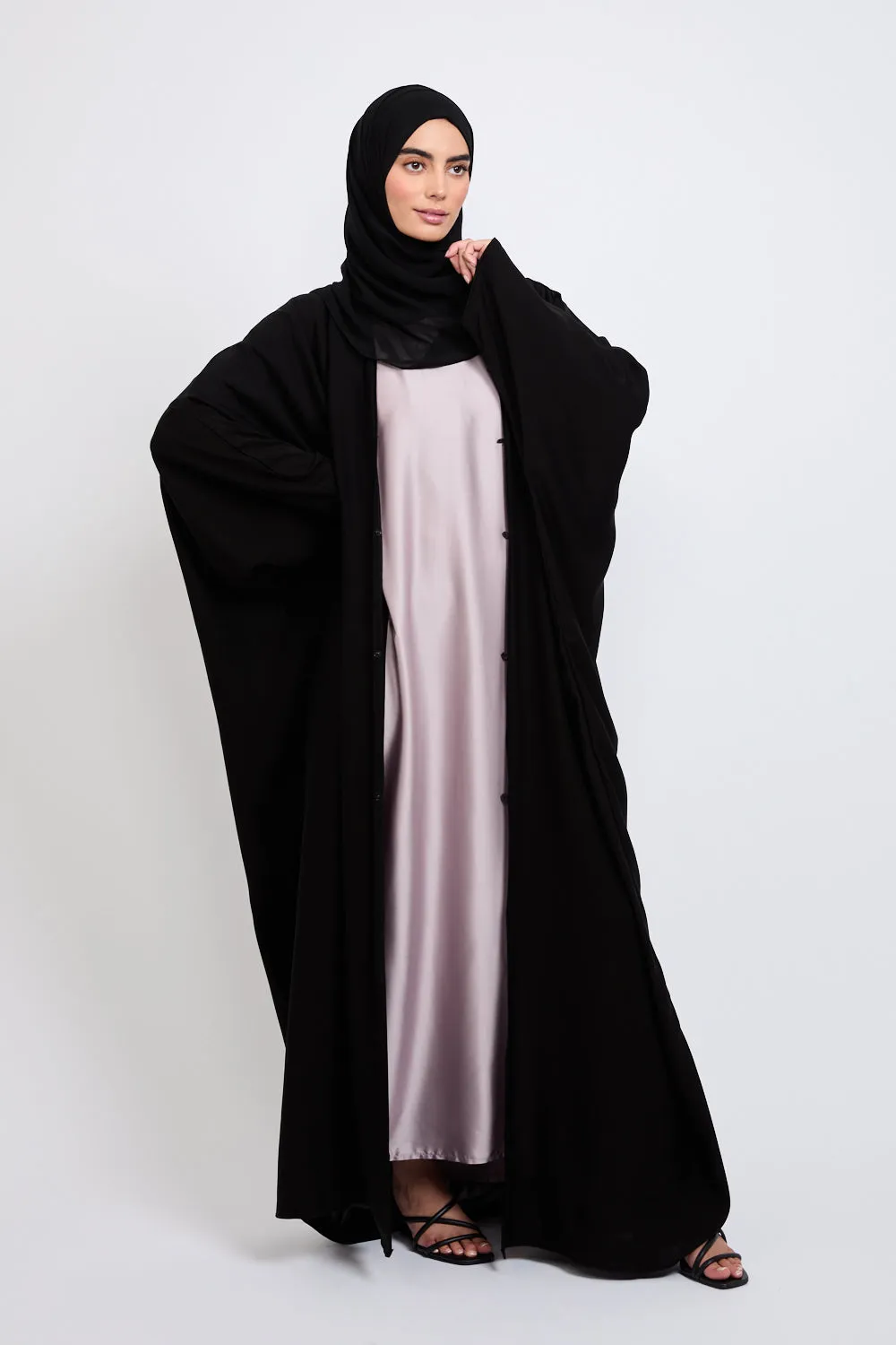 Premium Open Farasha - Black