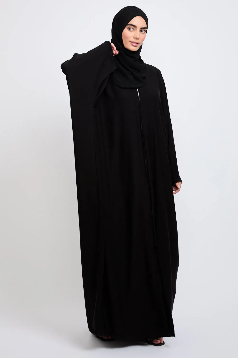 Premium Open Farasha - Black