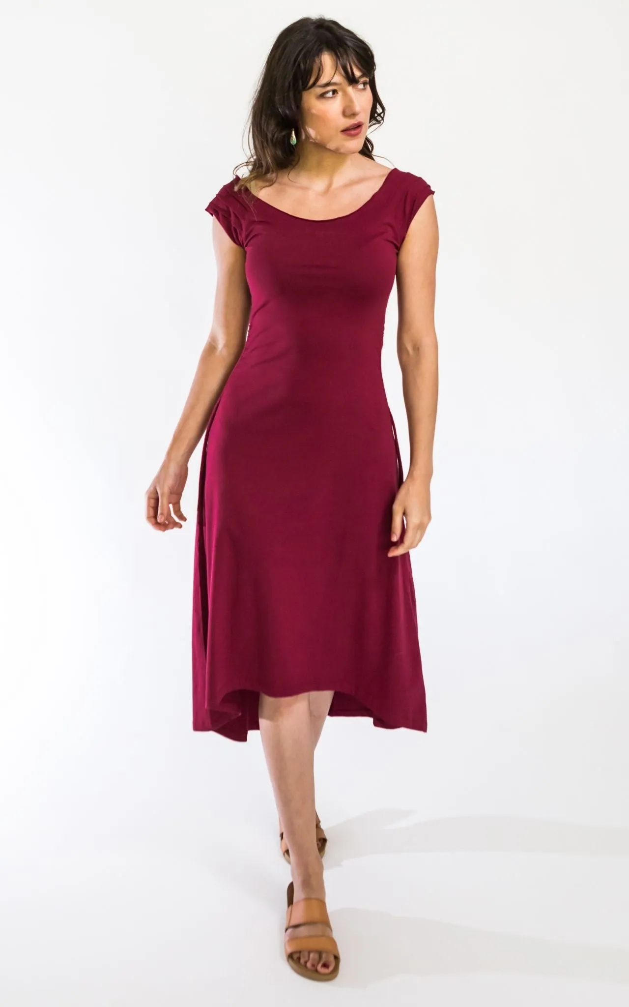 Priya Dress - Berry