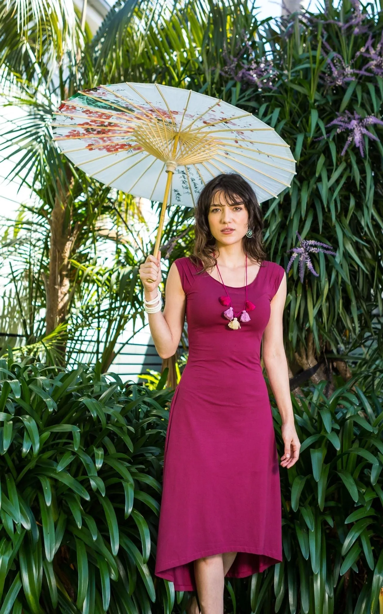 Priya Dress - Berry