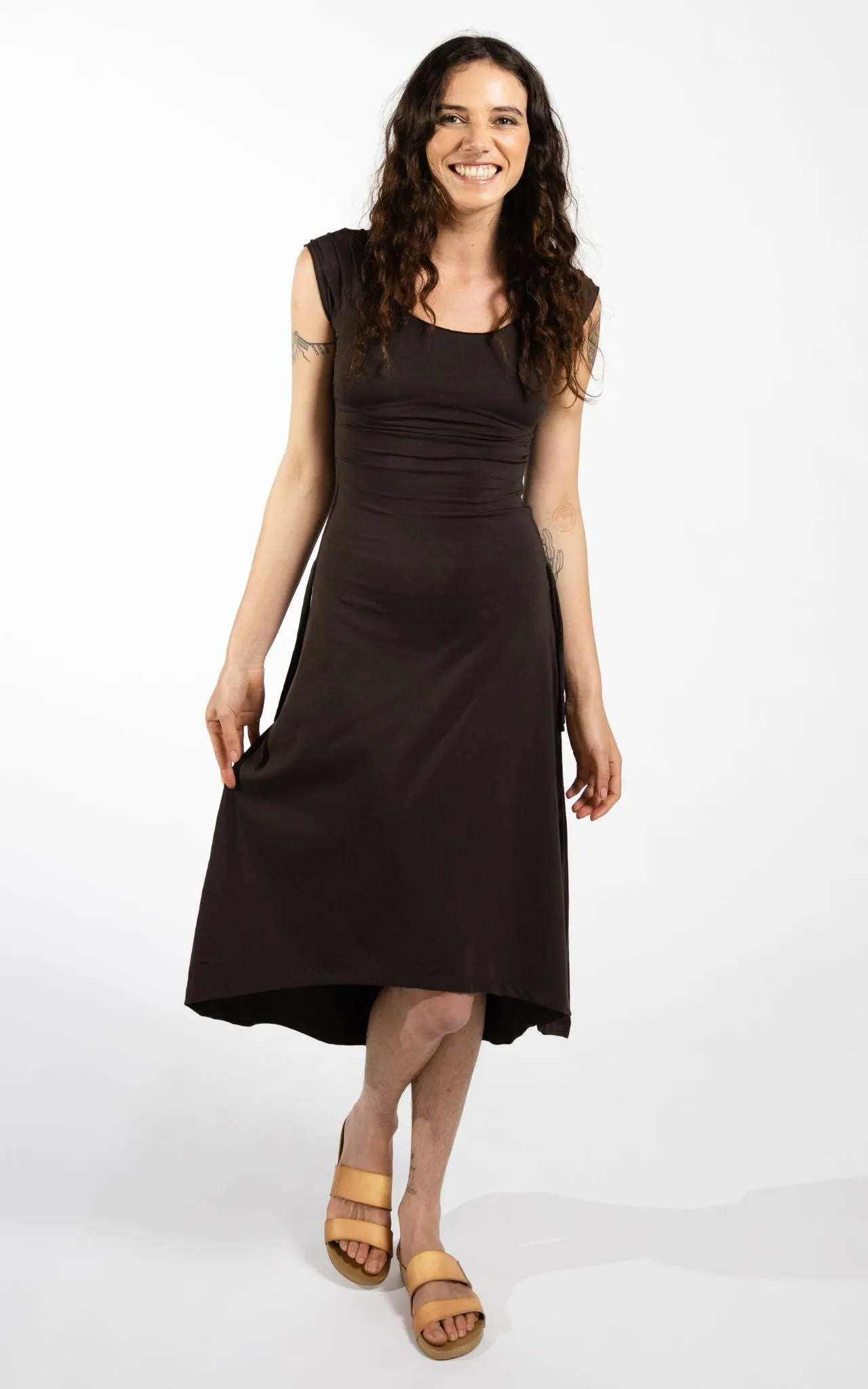 Priya Dress - Chocolate