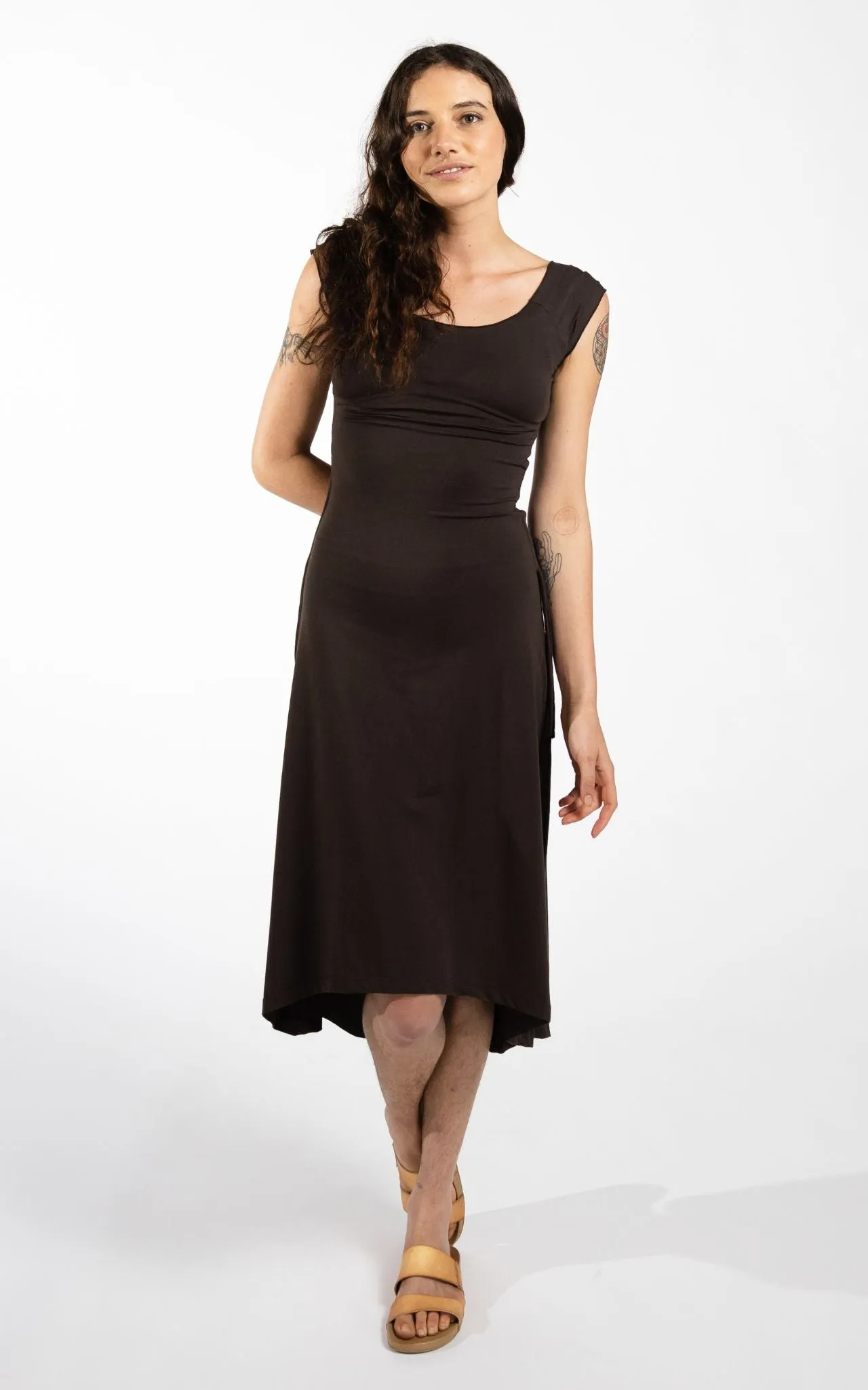 Priya Dress - Chocolate