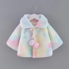 Rainbow Fleece Coat